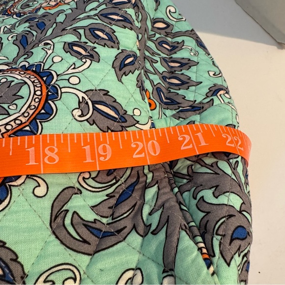 VERA BRADLEY Floral Green and Gray Women's Bag Set perfect condition - Picture 14 of 15